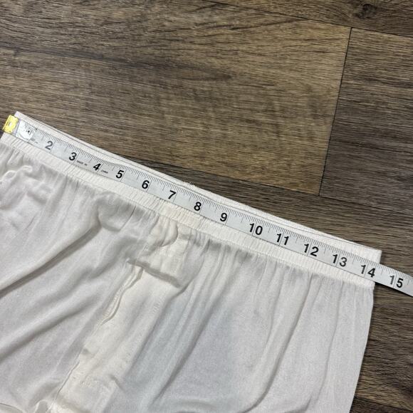 Vintage SportSilks 100% Silk Baselayer Leggings White Mens - Size L - Picture 6 of 10